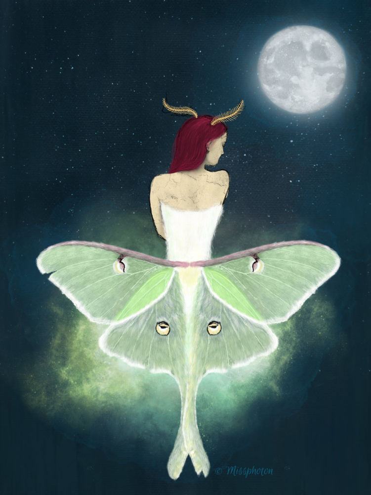 Luna Moth Girl